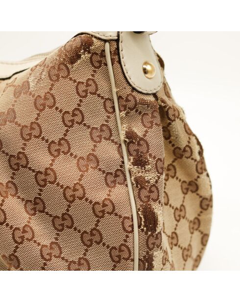 Sac Sukey beige - État correct - 38x30x11cm