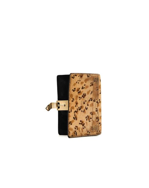Portafoglio leopardato - stato usato - 19x10x3cm