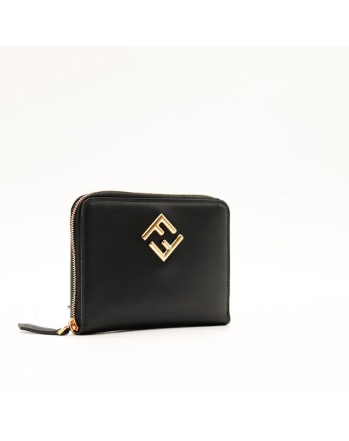 Portafoglio con zip Diamonds nero - Nuovo - 9 x12,5 x 2 cm