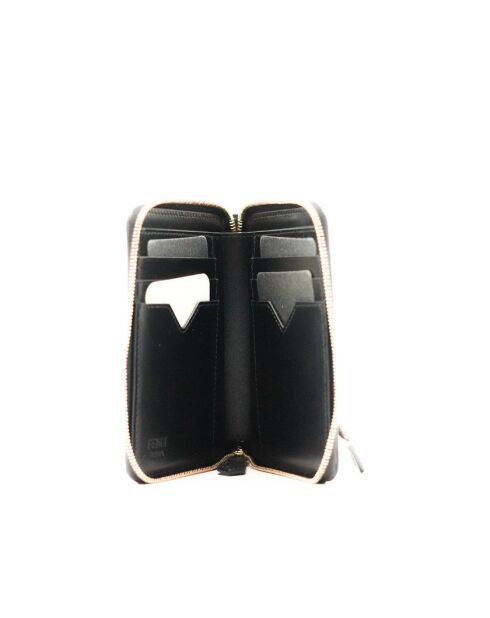 Portafoglio con zip Diamonds nero - Nuovo - 9 x12,5 x 2 cm