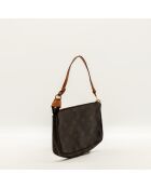 Pochette Accessoires marron - Très bon état général - 21x13x3.5cm