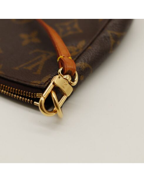 Pochette Accessoires marron - Très bon état général - 21x13x3.5cm
