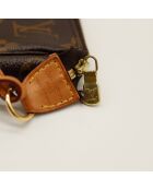 Pochette Accessoires marron - Très bon état général - 21x13x3.5cm