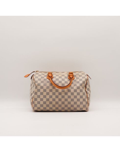Sac Speedy 30 Damier beige - Bon état général - 30x21x17cm