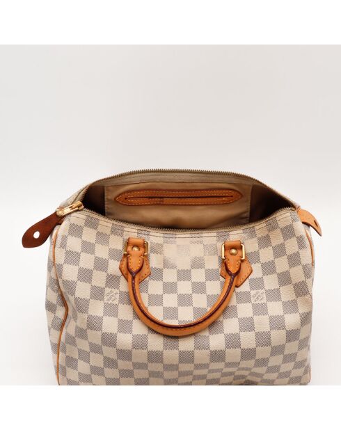 Sac Speedy 30 Damier beige - Bon état général - 30x21x17cm