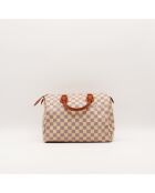 Speedy 30 Azur Damier beige Tasche - Guter Zustand - 30 x 21 x 17 cm