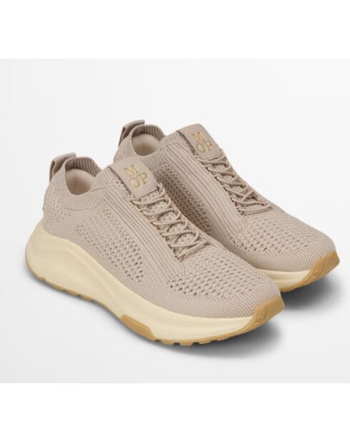 Sneakers Liv 3D beige polveroso