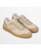 Court W 4A Sneakers in Weiß/leichtem Staubsand