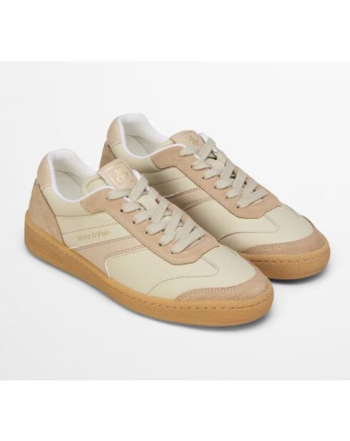Court W 4A Sneakers in Weiß/leichtem Staubsand