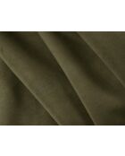Canapé convertible velours Grena 3 places vert - 205x100x90 cm