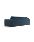 Canapé d'angle convertible avec rangement Belfast 3 places bleu - 240x149x84 cm