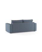 Canapé convertible Grena 3 places bleu foncé - 205x100x90 cm