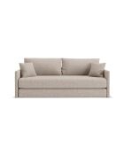 Shannon 3-zits slaapbank voor cappuccino - 209x94x87 cm