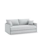 Canapé convertible Shannon 3 places gris clair - 209x94x87 cm