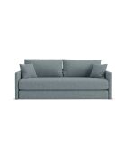 Canapé convertible Shannon 3 places bleu clair - 209x94x87 cm