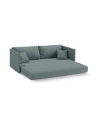 Canapé convertible Shannon 3 places bleu clair - 209x94x87 cm