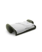 Canapé convertible avec coffre de rangement Tonale 3 places vert - 262x105x88 cm