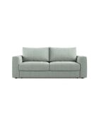Canapé convertible Grena 3 places menthe - 205x100x90 cm