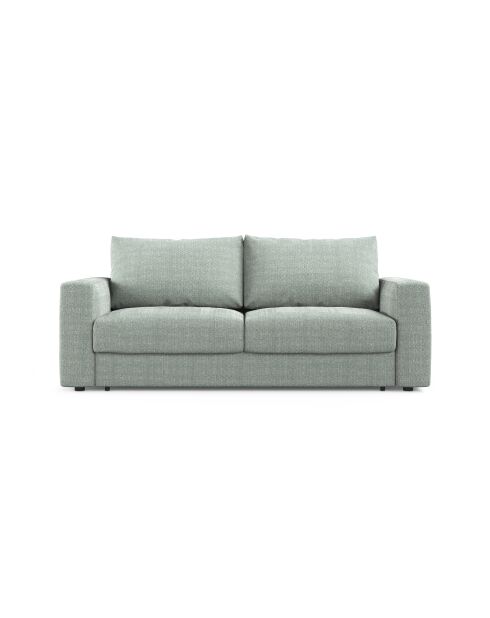 Canapé convertible Grena 3 places menthe - 205x100x90 cm