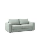 Canapé convertible Grena 3 places menthe - 205x100x90 cm