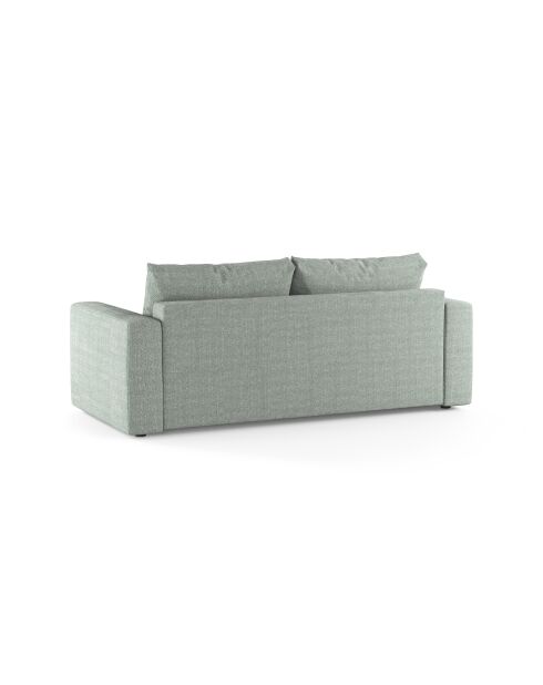 Canapé convertible Grena 3 places menthe - 205x100x90 cm