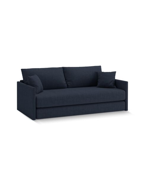 Divano letto Shannon 3 posti blu royal - 209x94x87 cm