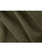 Canapé convertible velours Shannon 3 places vert - 209x94x87 cm