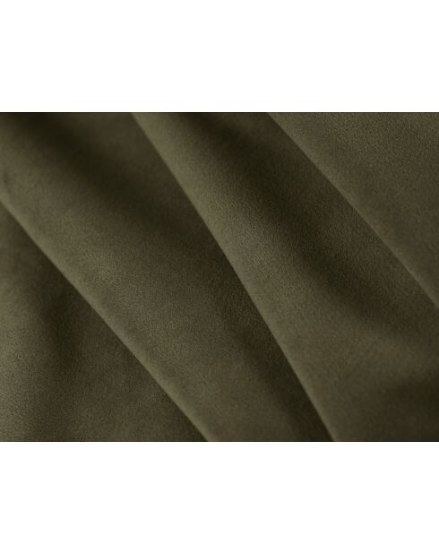 Canapé convertible velours Shannon 3 places vert - 209x94x87 cm