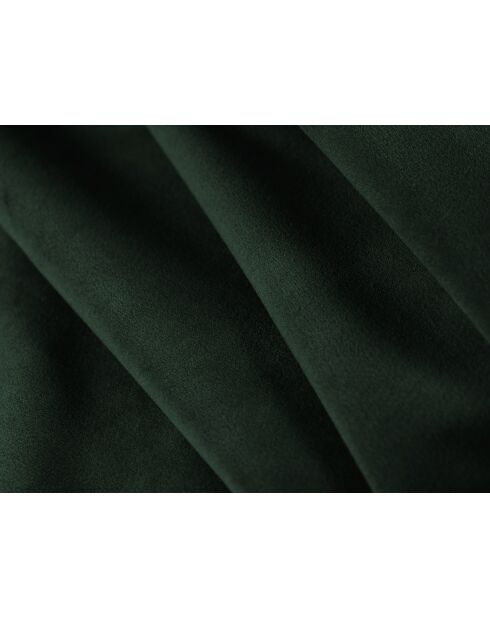 Canapé convertible velours Shannon 3 places vert bouteille - 209x94x87 cm