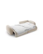 Canapé d'angle convertible avec rangement Tonale 4 places beige foncé - 262x149x88 cm