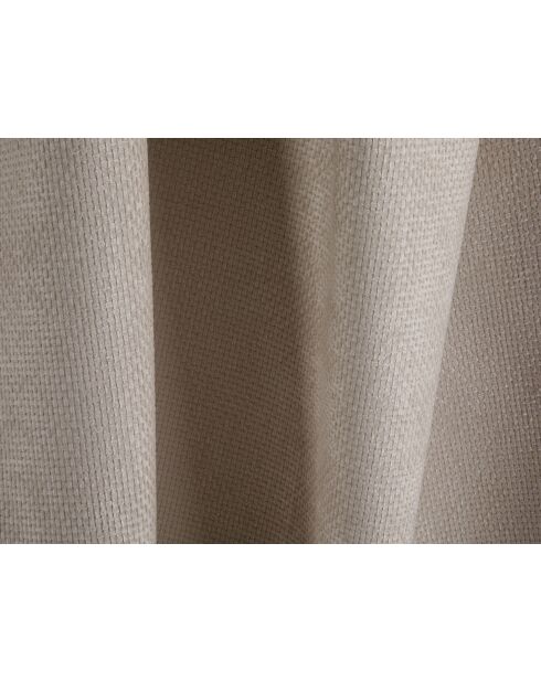 Canapé d'angle convertible avec rangement Tonale 4 places beige foncé - 262x149x88 cm