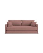 Shannon 3-zitsbank donkerroze converteerbaar - 209x94x87 cm
