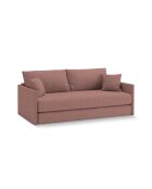 Shannon 3-zitsbank donkerroze converteerbaar - 209x94x87 cm