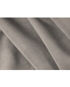 Canapé velours convertible avec coffre de rangement Tonale 3 places gris foncé - 262x105x88 cm
