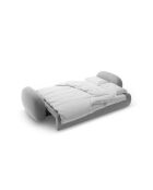 Canapé convertible avec coffre de rangement Tonale 3 places gris clair - 262x105x88 cm