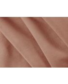 Canapé convertible velours Shannon 3 places rose - 209x94x87 cm