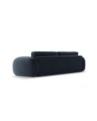 Divano trasformabile Tonale 3 posti blu marino con contenitore - 262x105x88 cm