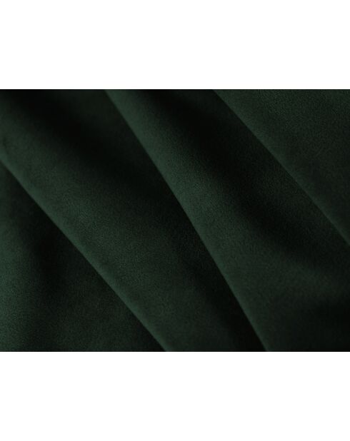 Canapé convertible velours Grena 3 places vert bouteille - 205x100x90 cm