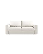 Canapé convertible Grena 3 places blanc - 205x100x90 cm