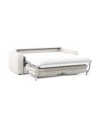 Canapé convertible Grena 3 places blanc - 205x100x90 cm