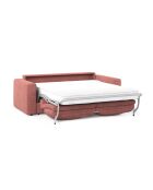 Canapé convertible Grena 3 places rouge - 205x100x90 cm