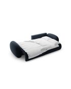 Canapé d'angle convertible avec rangement Tonale 4 places bleu marine - 262x149x88 cm