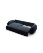 Canapé d'angle convertible avec rangement Tonale 4 places bleu marine - 262x149x88 cm