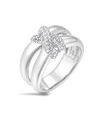 Verzilverde ring van 925 zilver