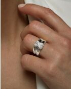 Verzilverde ring van 925 zilver