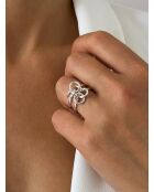 Verzilverde ring van 925 zilver
