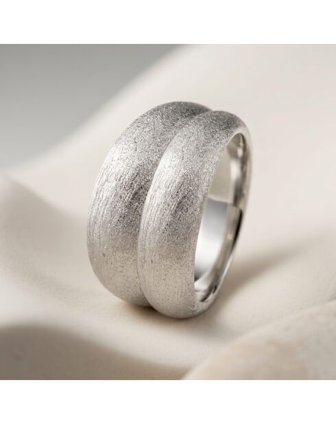 Verzilverde ring van 925 zilver