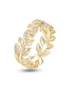 18-karaats geelvergulde ring van 925 zilver