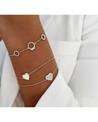 Bracciale in argento 925 rodiato