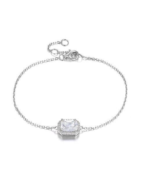 Bracciale in argento 925 rodiato